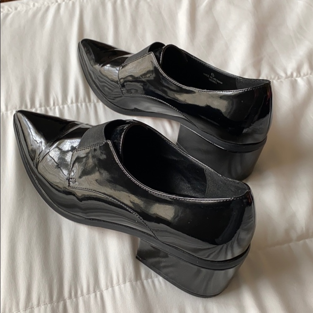 ASOS patent leather loafers